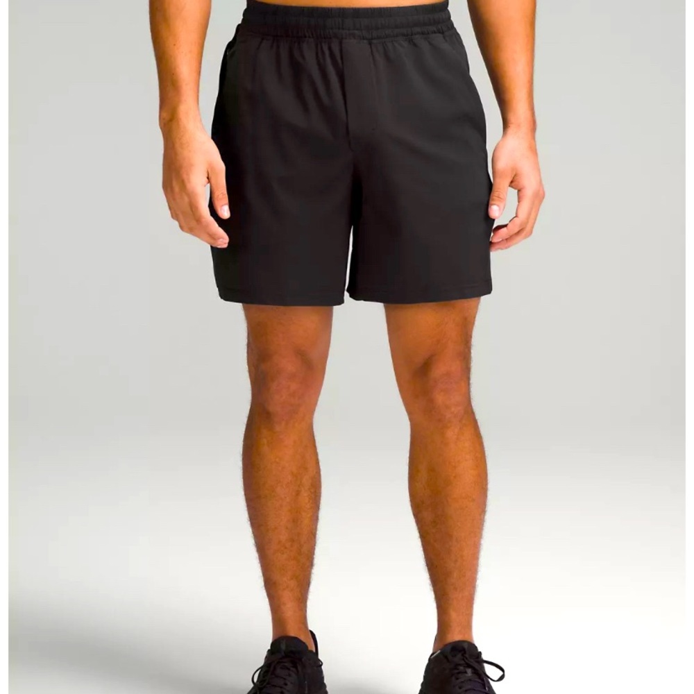 Men’s black athletic shorts